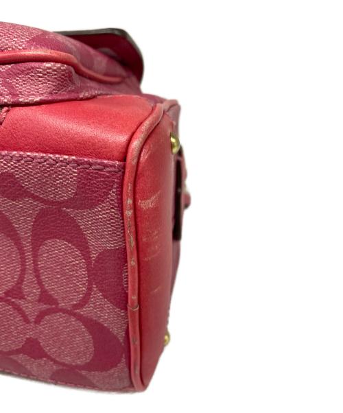 COACH（コーチ）COACH (コーチ) ハンドバッグ ピンクの古着・服飾アイテム