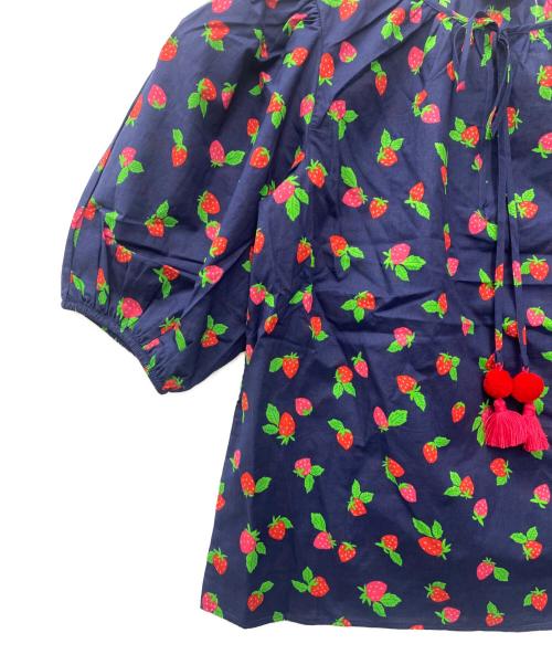 Kate Spade（ケイトスペード）Kate Spade (ケイトスペード) 半袖ブラウス ネイビー サイズ:S 未使用品の古着・服飾アイテム