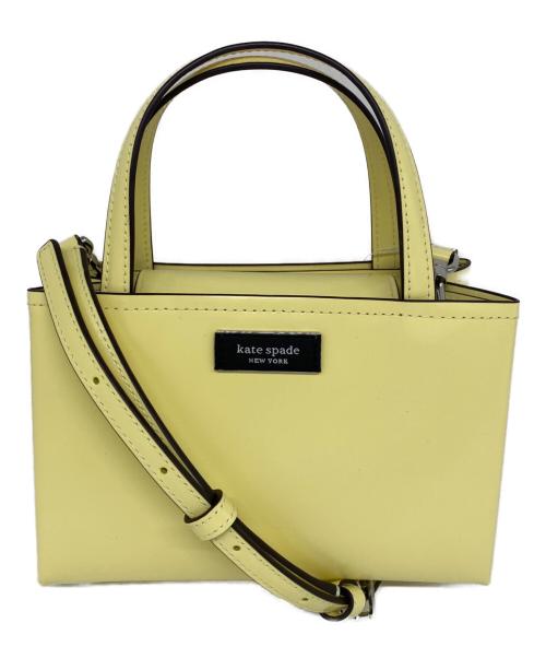 Kate Spade（ケイトスペード）Kate Spade (ケイトスペード) 2WAYバッグ イエローの古着・服飾アイテム
