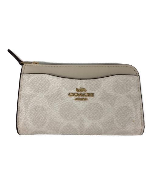 COACH（コーチ）COACH (コーチ) カードケース ベージュの古着・服飾アイテム