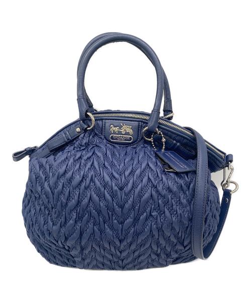 COACH（コーチ）COACH (コーチ) 2WAYショルダーバッグ ブルーの古着・服飾アイテム