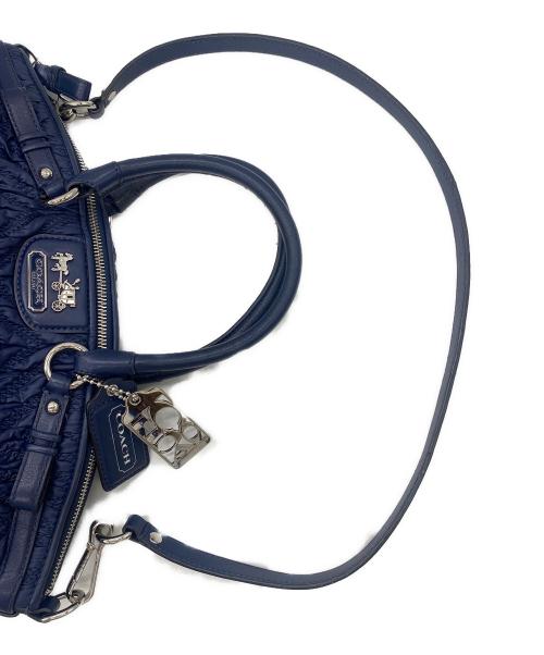 COACH（コーチ）COACH (コーチ) 2WAYショルダーバッグ ブルーの古着・服飾アイテム