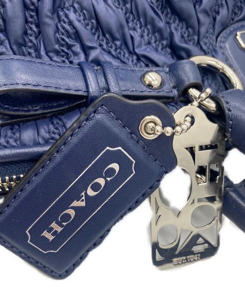 COACH（コーチ）COACH (コーチ) 2WAYショルダーバッグ ブルーの古着・服飾アイテム