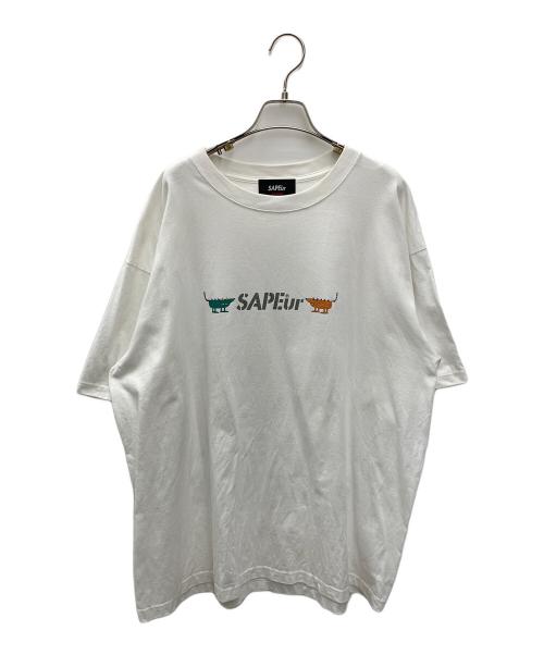 SAPEur（サプール）SAPEur (サプール) 半袖カットソー ホワイト サイズ:XLの古着・服飾アイテム