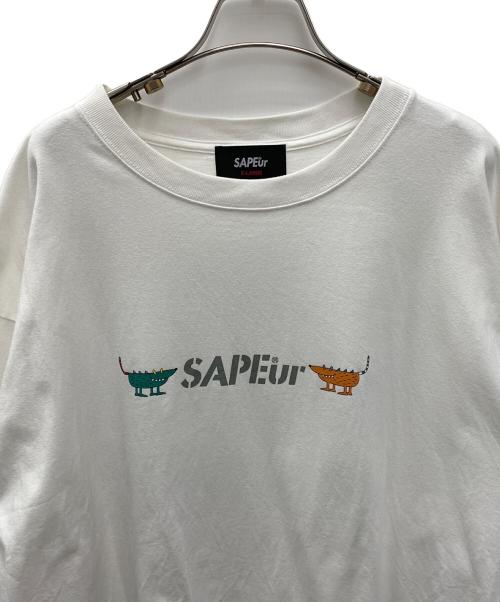 SAPEur（サプール）SAPEur (サプール) 半袖カットソー ホワイト サイズ:XLの古着・服飾アイテム