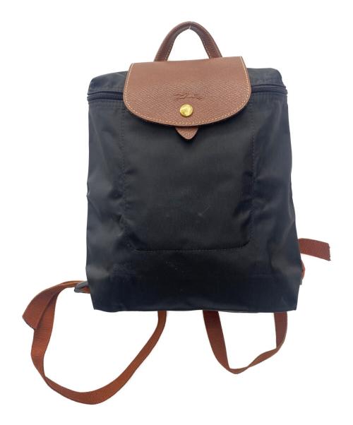 LONGCHAMP（ロンシャン）LONGCHAMP (ロンシャン) リュック ブラックの古着・服飾アイテム