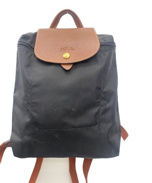 LONGCHAMP（ロンシャン）LONGCHAMP (ロンシャン) リュック ブラックの古着・服飾アイテム
