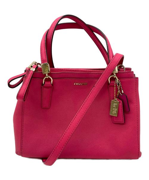 COACH（コーチ）COACH (コーチ) 2WAYバッグ ショッキングピンクの古着・服飾アイテム