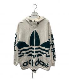 adidas Originals（アディダスオリジナル）の古着「ジップパーカー」｜ホワイト