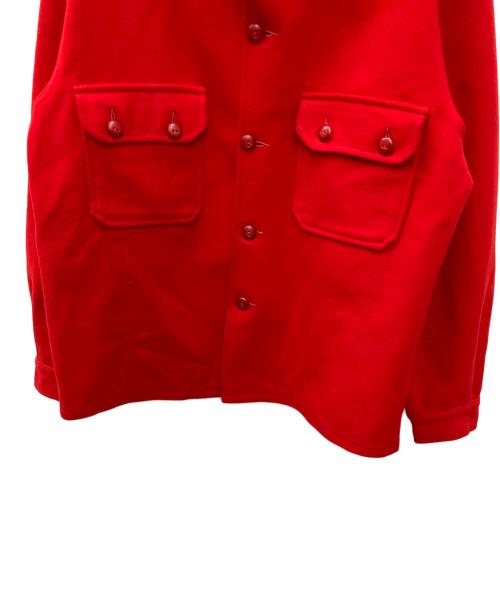 BOYSCOUTS AMERICA（ボーイスカウトアメリカ）BOYSCOUTS AMERICA (ボーイスカウトアメリカ) ウールシャツジャケット レッド サイズ:Ｌの古着・服飾アイテム