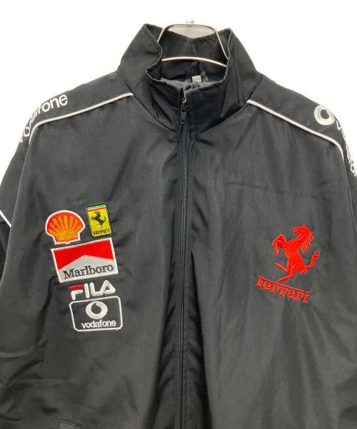 Ferrari（フェラーリ）Ferrari (フェラーリ) レーシングチームジャケット ブラック サイズ:XXLの古着・服飾アイテム