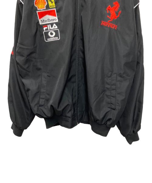 Ferrari（フェラーリ）Ferrari (フェラーリ) レーシングチームジャケット ブラック サイズ:XXLの古着・服飾アイテム
