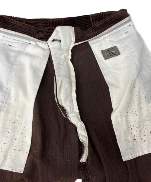 Calvin Klein（カルバンクライン）Calvin Klein (カルバンクライン) コーデュロイパンツ ブラウン サイズ:表記無しの古着・服飾アイテム