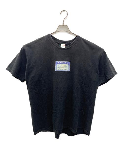 SUPREME（シュプリーム）SUPREME (シュプリーム) 半袖カットソー ブラック サイズ:XLの古着・服飾アイテム