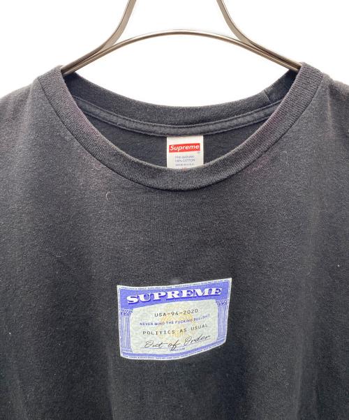 SUPREME（シュプリーム）SUPREME (シュプリーム) 半袖カットソー ブラック サイズ:XLの古着・服飾アイテム