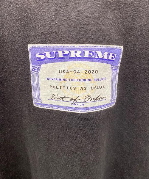 SUPREME（シュプリーム）SUPREME (シュプリーム) 半袖カットソー ブラック サイズ:XLの古着・服飾アイテム
