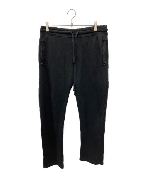 DOLCE & GABBANA（ドルチェ＆ガッバーナ）DOLCE & GABBANA (ドルチェ＆ガッバーナ) スウェットパンツ ブラック サイズ:46の古着・服飾アイテム