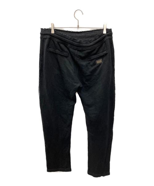 DOLCE & GABBANA（ドルチェ＆ガッバーナ）DOLCE & GABBANA (ドルチェ＆ガッバーナ) スウェットパンツ ブラック サイズ:46の古着・服飾アイテム