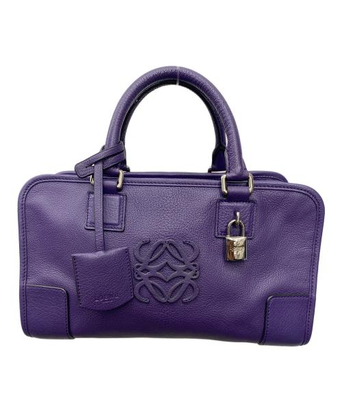 LOEWE（ロエベ）LOEWE (ロエベ) ハンドバッグ パープルの古着・服飾アイテム