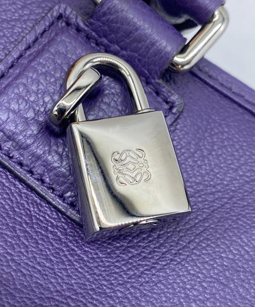 LOEWE（ロエベ）LOEWE (ロエベ) ハンドバッグ パープルの古着・服飾アイテム