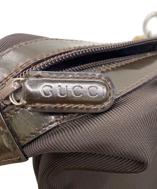 GUCCI（グッチ）GUCCI (グッチ) ハンドバッグ ブラウンの古着・服飾アイテム