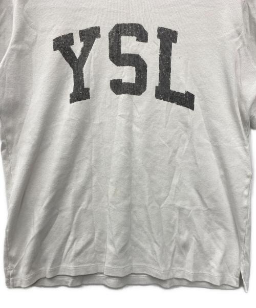 Saint Laurent Paris（サンローランパリ）Saint Laurent Paris (サンローランパリ) 半袖カットソー ホワイト サイズ:Mの古着・服飾アイテム