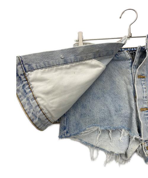 ALEXANDER WANG（アレキサンダー・ワン）ALEXANDER WANG (アレキサンダー・ワン) デニムショートパンツ ブルー サイズ:W26の古着・服飾アイテム