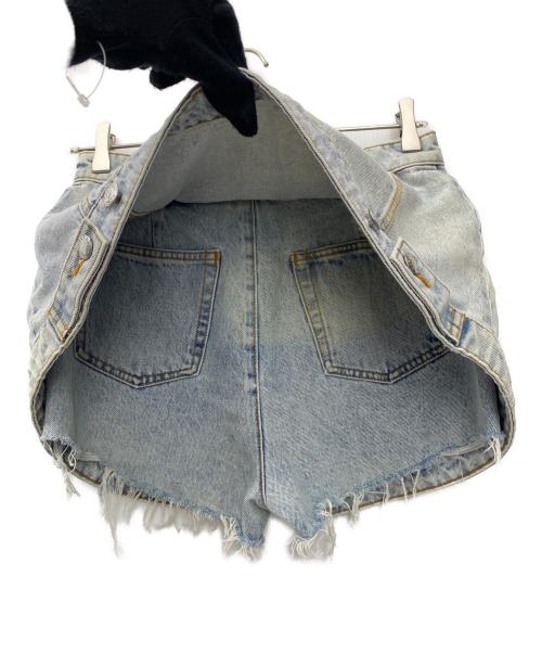 ALEXANDER WANG（アレキサンダー・ワン）ALEXANDER WANG (アレキサンダー・ワン) デニムショートパンツ ブルー サイズ:W26の古着・服飾アイテム