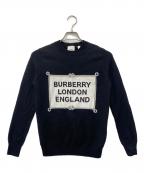 BURBERRY LONDONバーバリーロンドン）の古着「薄手ニット」｜ブラック