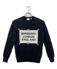 BURBERRY LONDON（バーバリーロンドン）の古着「薄手ニット」｜ブラック