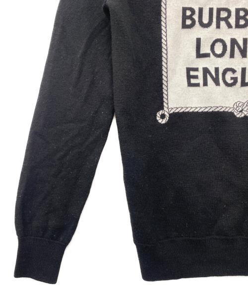 BURBERRY LONDON（バーバリーロンドン）BURBERRY LONDON (バーバリーロンドン) 薄手ニット ブラック サイズ:XSの古着・服飾アイテム