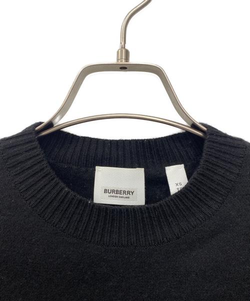 BURBERRY LONDON（バーバリーロンドン）BURBERRY LONDON (バーバリーロンドン) 薄手ニット ブラック サイズ:XSの古着・服飾アイテム