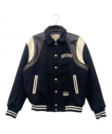 EVISU（エヴィス）の古着「ベースボールジャケット」｜ブラック