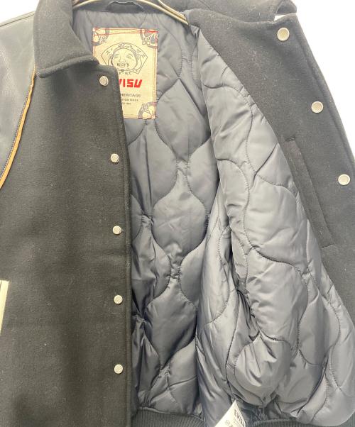 EVISU（エヴィス）EVISU (エヴィス) ベースボールジャケット ブラック サイズ:Sの古着・服飾アイテム