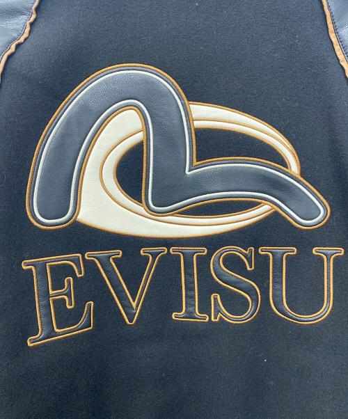 EVISU（エヴィス）EVISU (エヴィス) ベースボールジャケット ブラック サイズ:Sの古着・服飾アイテム