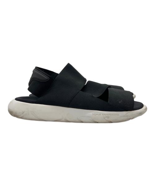 Y-3（ワイスリー）Y-3 (ワイスリー) QASA SANDAL ブラック×ホワイト サイズ:27.5㎝の古着・服飾アイテム
