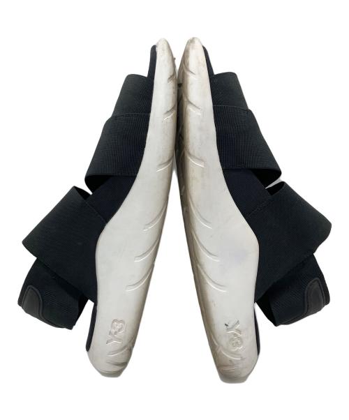 Y-3（ワイスリー）Y-3 (ワイスリー) QASA SANDAL ブラック×ホワイト サイズ:27.5㎝の古着・服飾アイテム