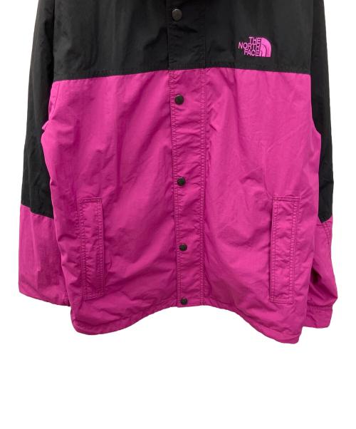 THE NORTH FACE（ザ ノース フェイス）THE NORTH FACE (ザ ノース フェイス) ハイドレナウィンドジャケット ブラック×パープル サイズ:Ｍの古着・服飾アイテム