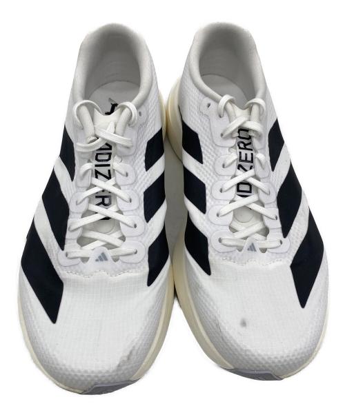 adidas（アディダス）adidas (アディダス) ローカットスニーカー ホワイト×ブラック サイズ:25.5cmの古着・服飾アイテム