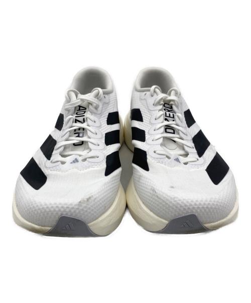 adidas（アディダス）adidas (アディダス) ローカットスニーカー ホワイト×ブラック サイズ:25.5cmの古着・服飾アイテム
