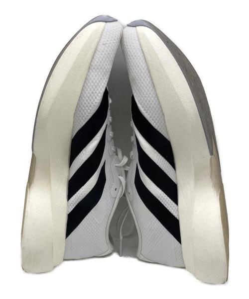adidas（アディダス）adidas (アディダス) ローカットスニーカー ホワイト×ブラック サイズ:25.5cmの古着・服飾アイテム