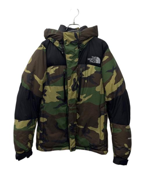 THE NORTH FACE（ザ ノース フェイス）THE NORTH FACE (ザ ノース フェイス) ダウンジャケット グリーン×ブラウン×ブラック サイズ:Lの古着・服飾アイテム