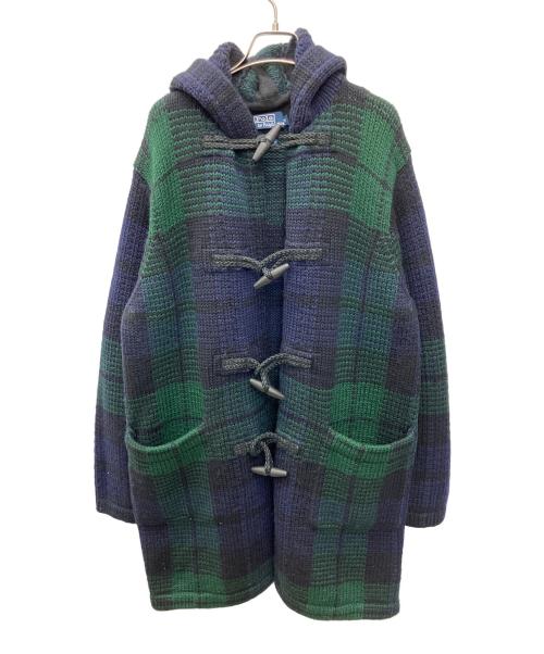 RALPH LAUREN（ラルフローレン）RALPH LAUREN (ラルフローレン) ニットコート ネイビー サイズ:Ｍの古着・服飾アイテム