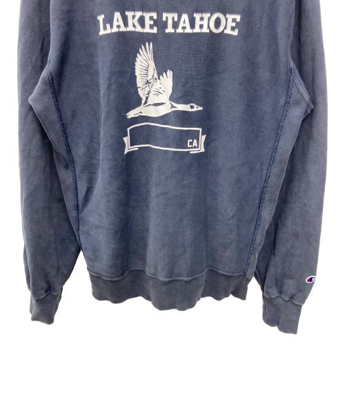 Champion（チャンピオン）Champion (チャンピオン) ヴィンテージ加工リバースウィーブスウェット ネイビー サイズ:XLの古着・服飾アイテム