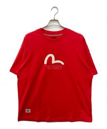 EVISU（エヴィス）の古着「半袖カットソー」｜レッド