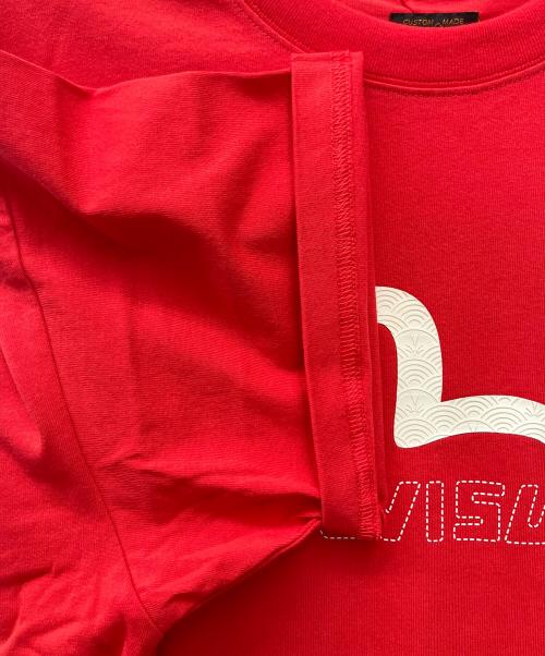 EVISU（エヴィス）EVISU (エヴィス) 半袖カットソー レッド サイズ:XL 未使用品の古着・服飾アイテム