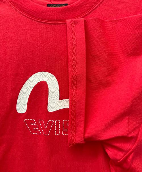 EVISU（エヴィス）EVISU (エヴィス) 半袖カットソー レッド サイズ:XL 未使用品の古着・服飾アイテム