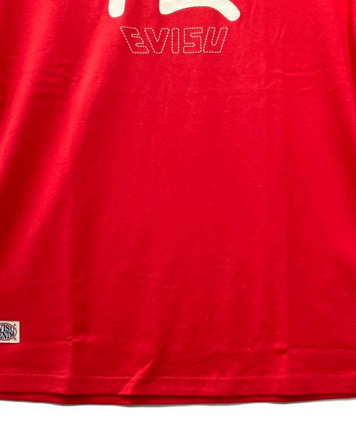 EVISU（エヴィス）EVISU (エヴィス) 半袖カットソー レッド サイズ:XL 未使用品の古着・服飾アイテム