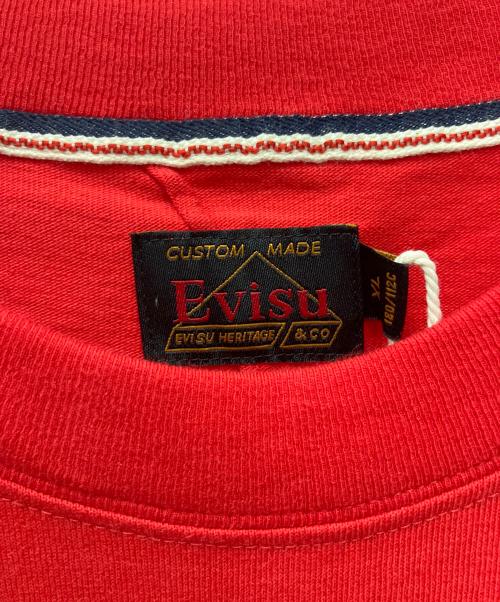 EVISU（エヴィス）EVISU (エヴィス) 半袖カットソー レッド サイズ:XL 未使用品の古着・服飾アイテム