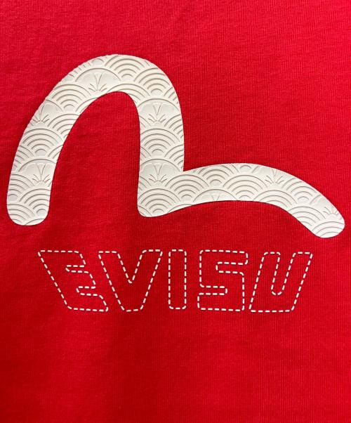 EVISU（エヴィス）EVISU (エヴィス) 半袖カットソー レッド サイズ:XL 未使用品の古着・服飾アイテム